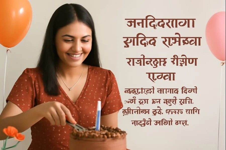 Birthday Wishes in Marathi for Best Friend Girl